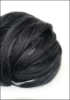 NEU Merino Melange, Anthrazit Schwarz Weiss